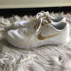 White & Gold Nike Metcons (3) - Women’s Size 11